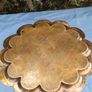 18" Hand Etched Art Deco Copper tray Image 6