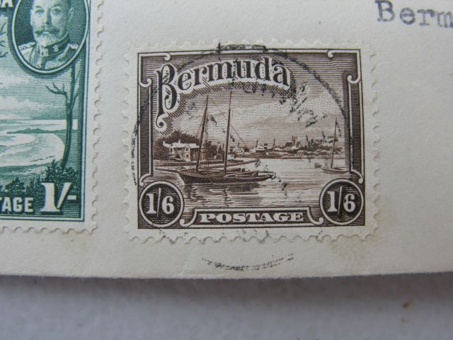 Stamps, Bermuda FDC 1936 Definitive Set