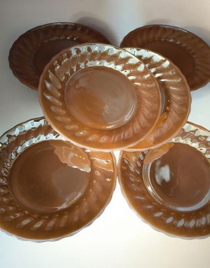 Fire King Peach Lustre Vintage Anchor Hocking