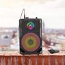 2255 Hoco BS46 Wireless Speaker with Microphone LED Lighting Karaoke Image 3