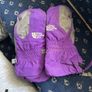2 pairs North Face ski snow mittens gloves youth medium excellent condition Image 2