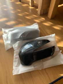 honda civic 8 gen wing mirrors carbon look covers