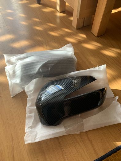honda civic 8 gen wing mirrors carbon look covers