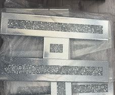 mirrored wall letters