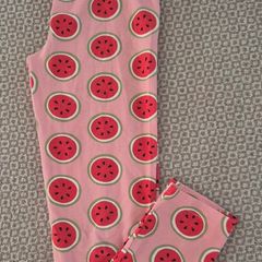 Maxomorra watermelon leggings age 9-10