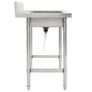 Kitchen Sink Single Basin Stainless Steel Image 3