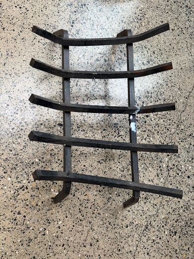 Iron fire grate