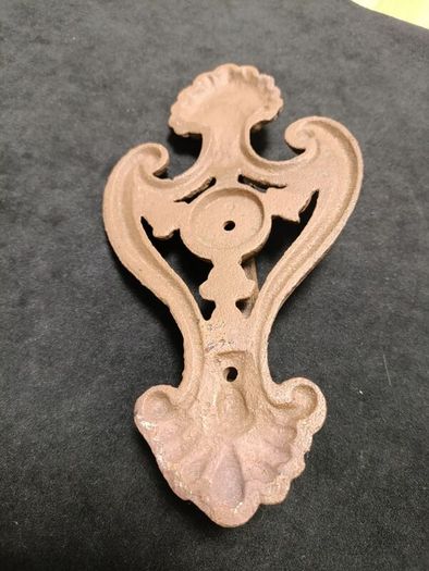 Vintage NICE  8 1/4 x 4 7/16 Large Cast Iron Door Knocker No Cracks