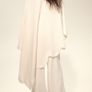 Cream cape mini dress Image 4