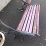 Cast iron garden bench Image 6