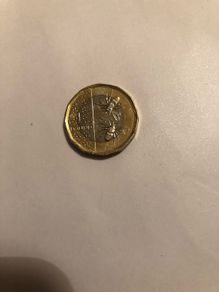 Rare Bee pound coin