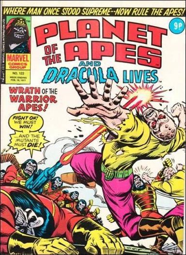 Planet of the Apes and Dracula Lives #122 (Marvel UK) - Comic Book