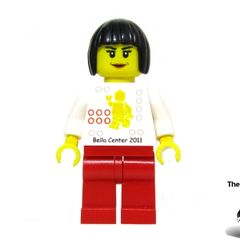 Lego Denmark Minifigure Lego World Rare Bella Center 2011. 02. 17-20 Bella Center Special Edition Rare