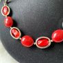 Brand New Jewellery Set | Red Necklace & Earrings Image 3