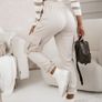 Stone cuffed cargo trousers Image 2