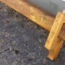 Rustic Oak Beam Mantle / Shelf Image 3