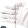 Vintage Sterling Silver Linked Hearts Bracelet Image 5