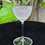 Marc Jacobs for Waterford Crystal Wine Glasses Set of 4 Cut Crystal Goblets 20cm Image 3