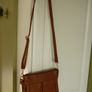 Hand Bag Crossbody Brown Faux Leather Multi Pocket Handbag- Purchased In Carraig Donn Image 3