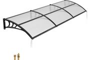 Awnings for Door Entrance, 38 x 117 in, Exterior Front Door Window Awnings with Drainage &amp; ABS Bracket, Rain Snow Sun Protection