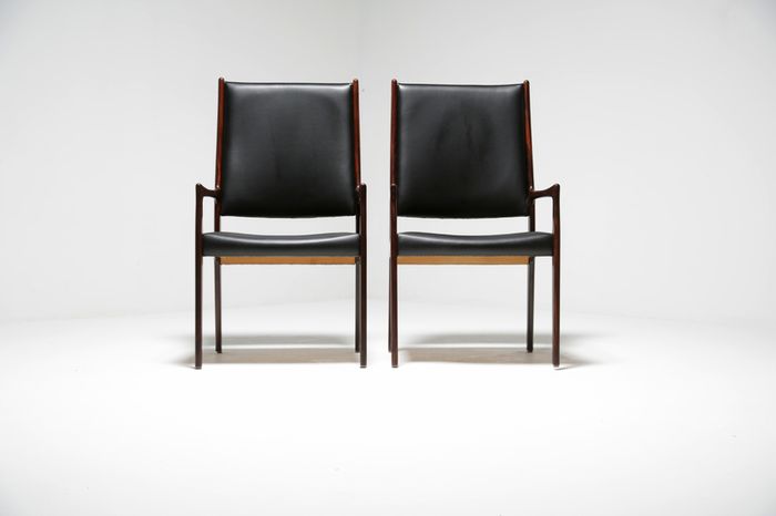 Vintage Danish Rosewood Dining Chairs by Johannes Andersen for Mogens Kold