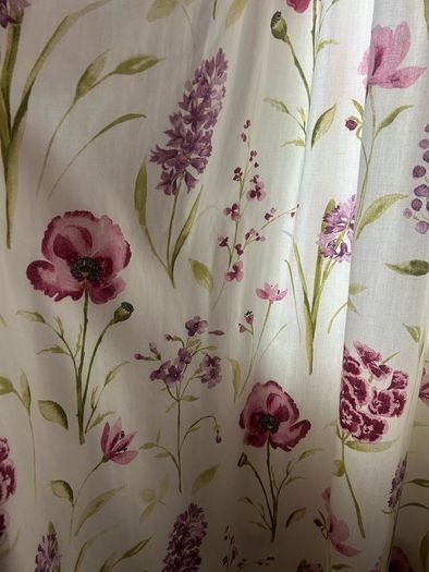 floral curtains