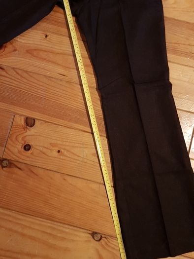 BNWT Chocolate Brown Linen Trousers Size 10
