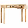 Console Table 110x30x75 cm Solid Mango Wood Image 4