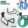 Garden Hose Holder - Wall-Mounted Hose Hanger, Heavy-Duty Water Hose Holder for Outdoor/Indoor Use in the Yard, Durable Metal Hose Hook, Ideal for Storing Water Hoses Image 2