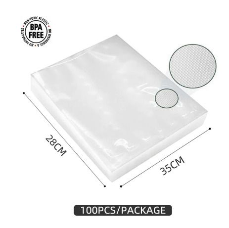 BPA Free Vacuum Sealing Bags Vacuum Storage Bags Kitchen Dry Wet Food Fruit Vaccum Sealer Packer Fresh-Keeping Bags 28x35-100pcs
