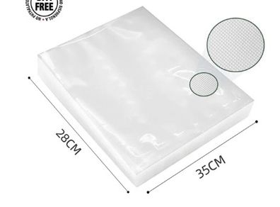 BPA Free Vacuum Sealing Bags Vacuum Storage Bags Kitchen Dry Wet Food Fruit Vaccum Sealer Packer Fresh-Keeping Bags 28x35-100pcs