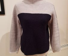M&S colourblock jumper size s uk10