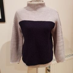 M&S colourblock jumper size s uk10