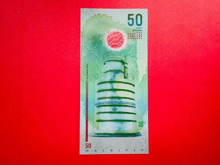 Maldives  50 Rufiyaa   2015. Pick 28aPolymer / Plastic (uncirculated)
