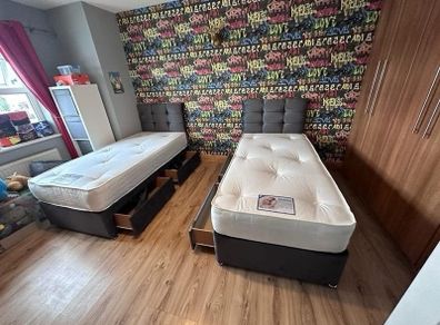 New  beds and mattress
