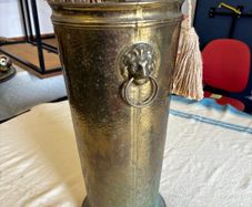 Vintage brass umbrella holder
