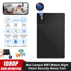 Hidden Camera Spy Mini Nanny Cam Power Bank Shape Night Vision WiFi 1080P FHD 2MP