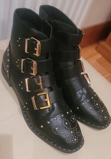 River Island black ankle boots