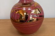Stoneware Jackson Gold Embellished Vase (12cm)