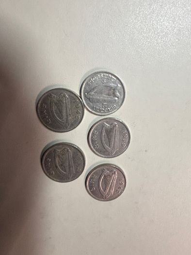 5 Irish 6 pence 6d