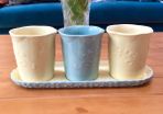 Ceramic plant pot set