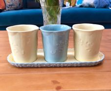 Ceramic plant pot set