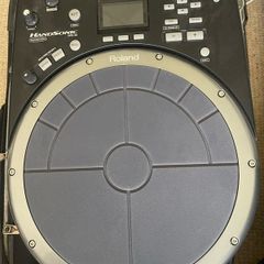 roland hand sonic with flight case