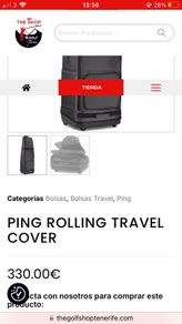Ping hold all golf bag