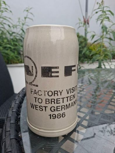 Vintage 1986 German Promotional 1L Beer Mug