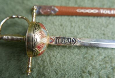 1970s Toledo LETTER OPENER, Vintage Letter Opener