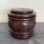Vintage handcarved ebony wood coasters Image 3