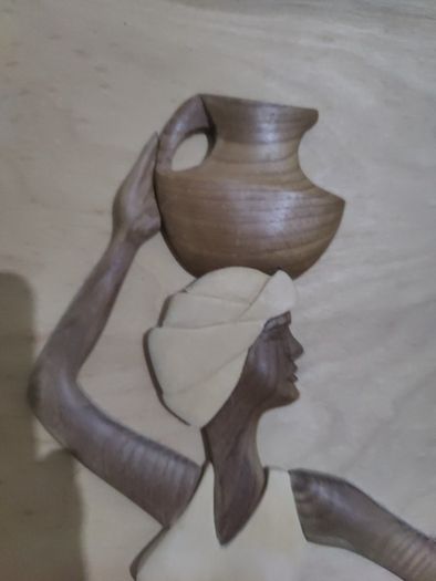 hand crafted wooden wall art