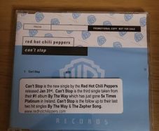 Red Hot Chili Peppers Cant Stop Promo CD