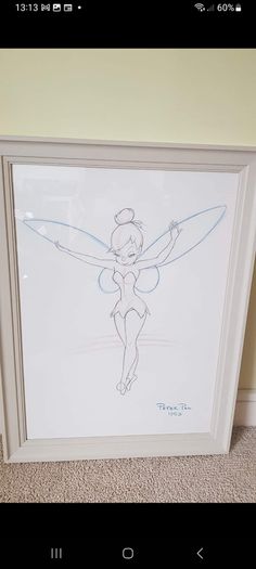 Framed Peter Pan Picture